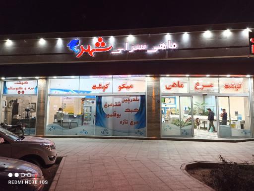 عکس فروشگاه گوشت و ماهی شهر