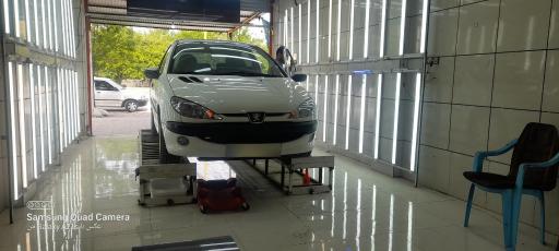 عکس مرکز کارشناسی تشخیص رنگ خودرو قربانی