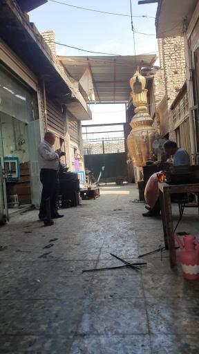 عکس بازار مسگران رهنان