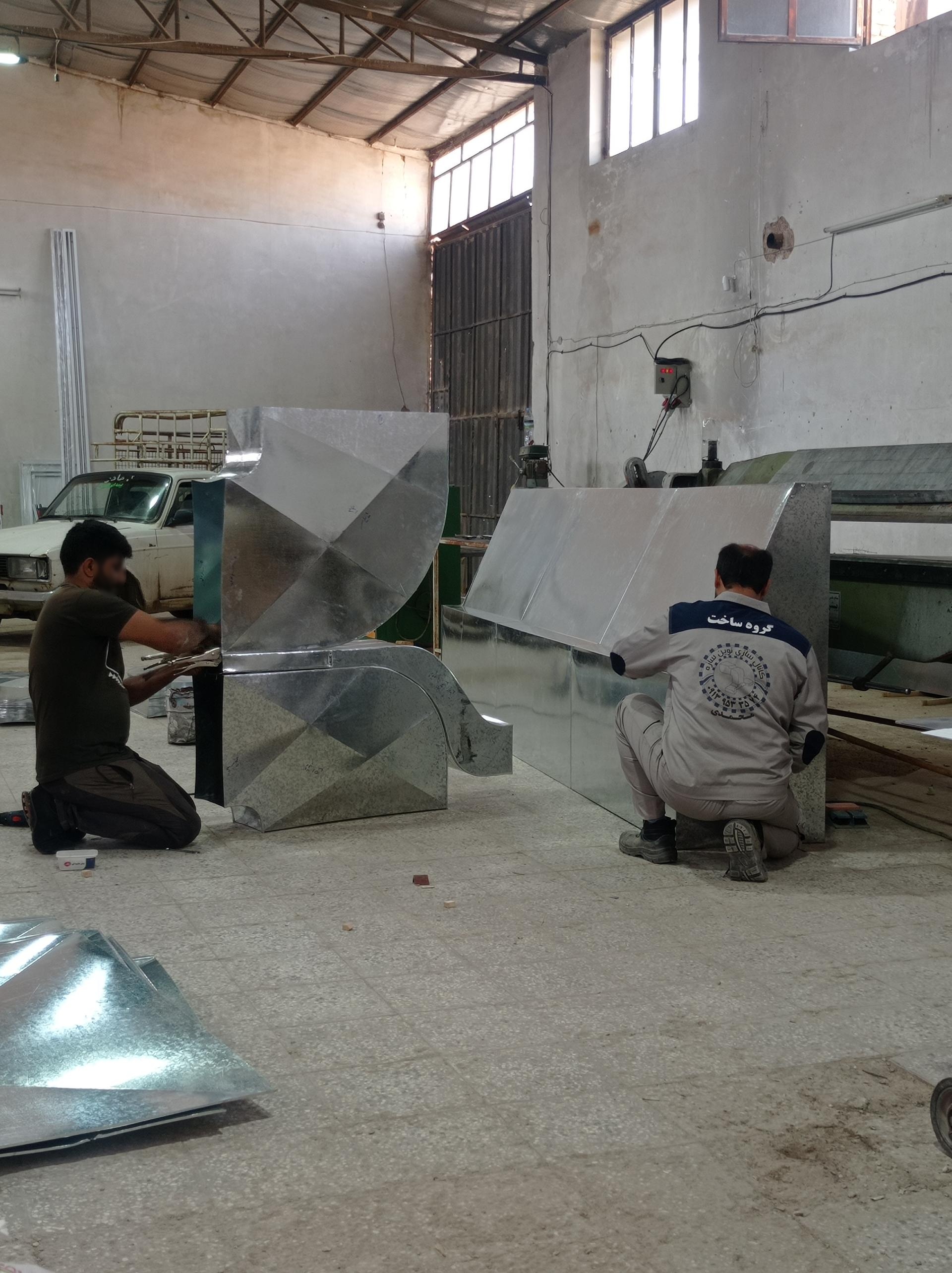 عکس کانال سازی میبد تهویه 