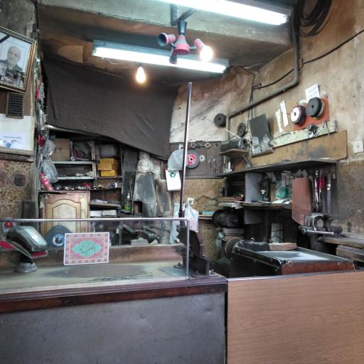 عکس تیز کاری حاج حسن