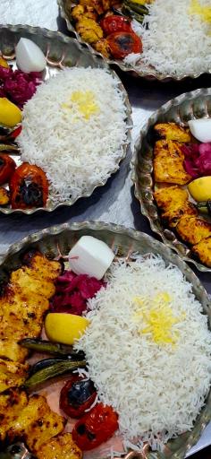 عکس غذای من و بابام