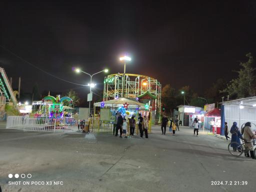 عکس شهربازی پارک قائم