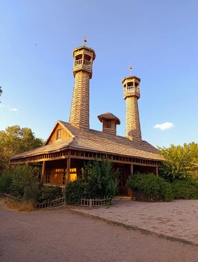 عکس دهکده چوبین