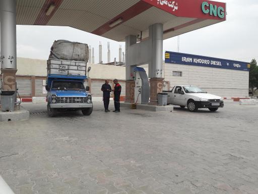 عکس پمپ گاز CNG حراء