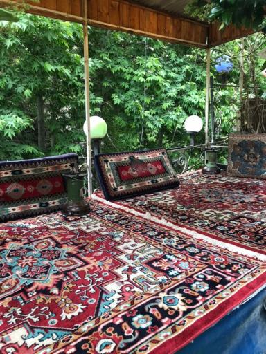 عکس باغ رستوران بام دربند