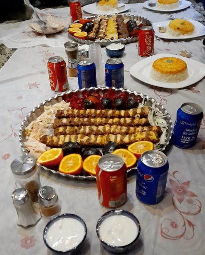 عکس باغ رستوران بام دربند