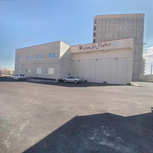 عکس آتش نشانی خاوران