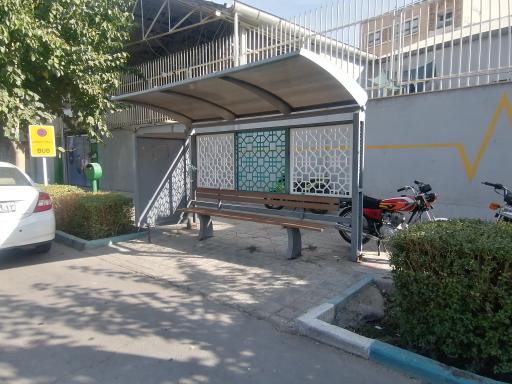عکس ایستگاه اتوبوس مسجد فرشته