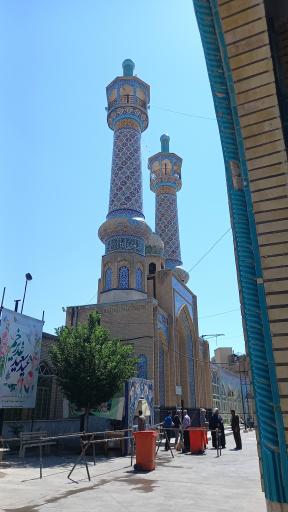 عکس مناره تاریخی امامزاده اسماعیل 