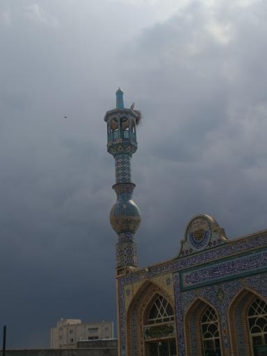 عکس مناره تاریخی امامزاده اسماعیل 