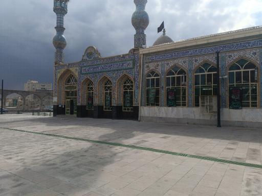 عکس مناره تاریخی امامزاده اسماعیل 