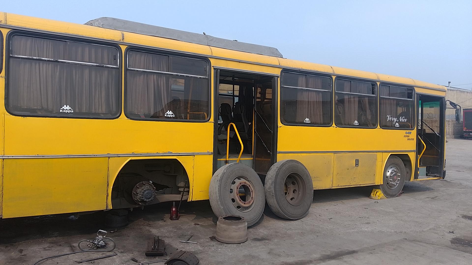 عکس تعمیرگاه اتوبوس هوشنگ مکانیک