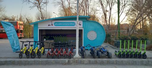 عکس مجموعه دوچرخه و اسکوتر برقی برون