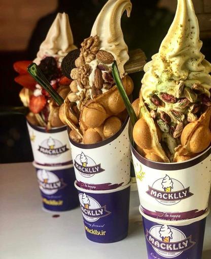 عکس کافه بستنی مکلی