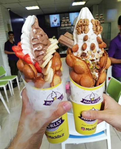 عکس کافه بستنی مکلی