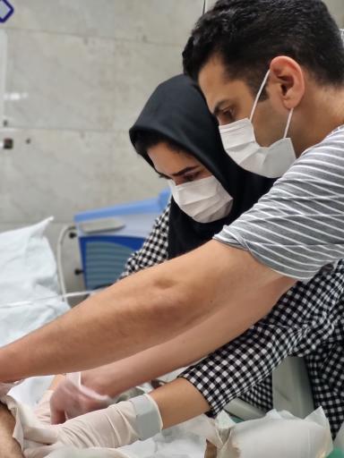 عکس کلینیک زخم،سوختگی و پانسمان نوین دژاوو