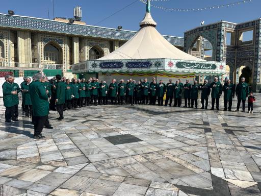 عکس چایخانه حضرت رضا علیه‌السلام صحن امام حسن