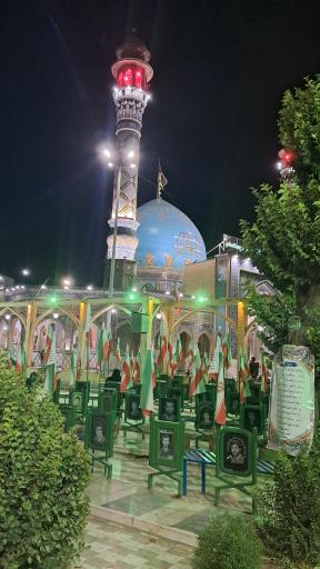 عکس گلزار شهدا امامزاده طاهر