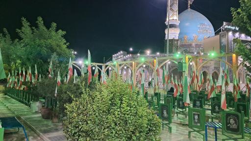 عکس گلزار شهدا امامزاده طاهر