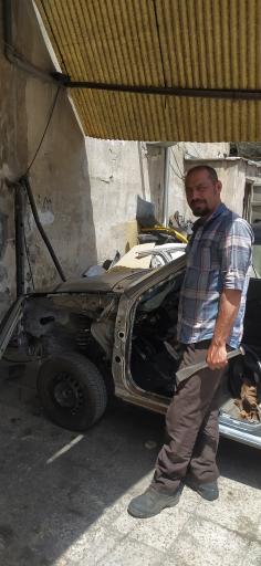 عکس صافکاری مجتبی اصغری(گاراژ محمدی)