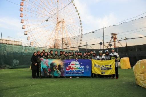 عکس پینت بال مشهد پارک ملت