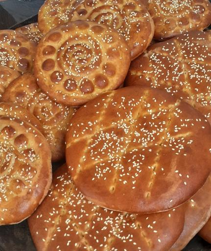 عکس فتیرفطیر پزی گل گندم