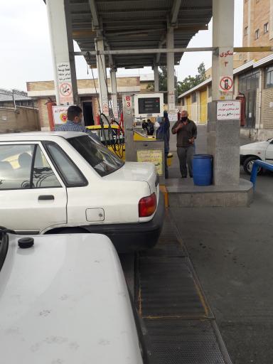 عکس جایگاه سوخت پمپ گاز سی ان جی