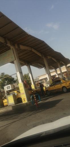 عکس جایگاه سوخت پمپ گاز سی ان جی