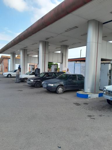 عکس پمپ گاز CNG سه راه سنگر