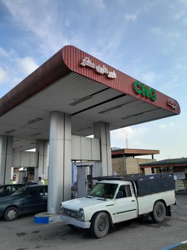 عکس پمپ گاز CNG سه راه سنگر