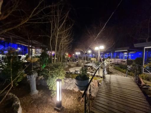 عکس باغ رستوران لیالی