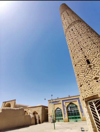 عکس مناره مسجد تاریخانه