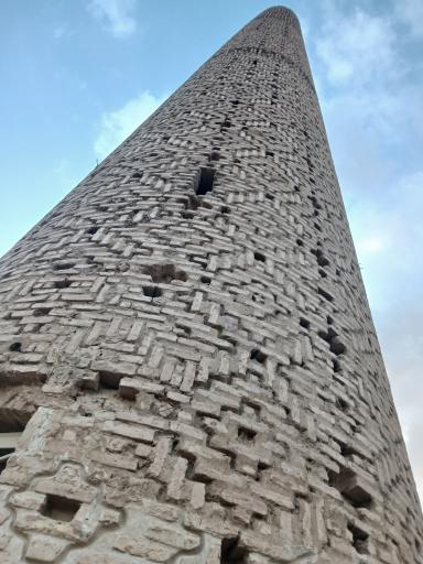 عکس مناره مسجد تاریخانه