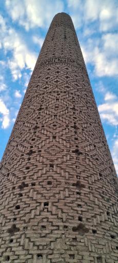 عکس مناره مسجد تاریخانه