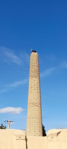 عکس مناره مسجد تاریخانه