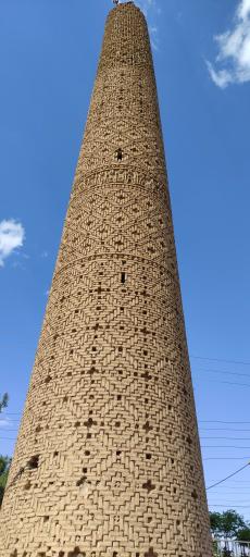 عکس مناره مسجد تاریخانه