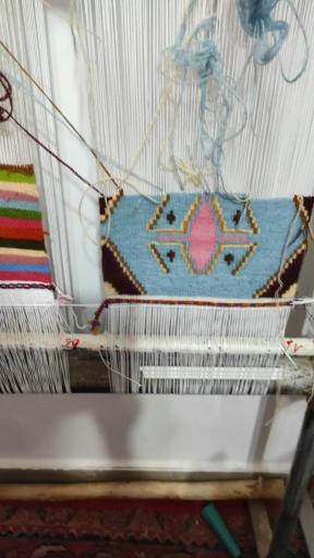 عکس کارگاه قالی بافی پازیریک