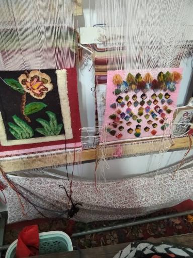 عکس کارگاه قالی بافی پازیریک