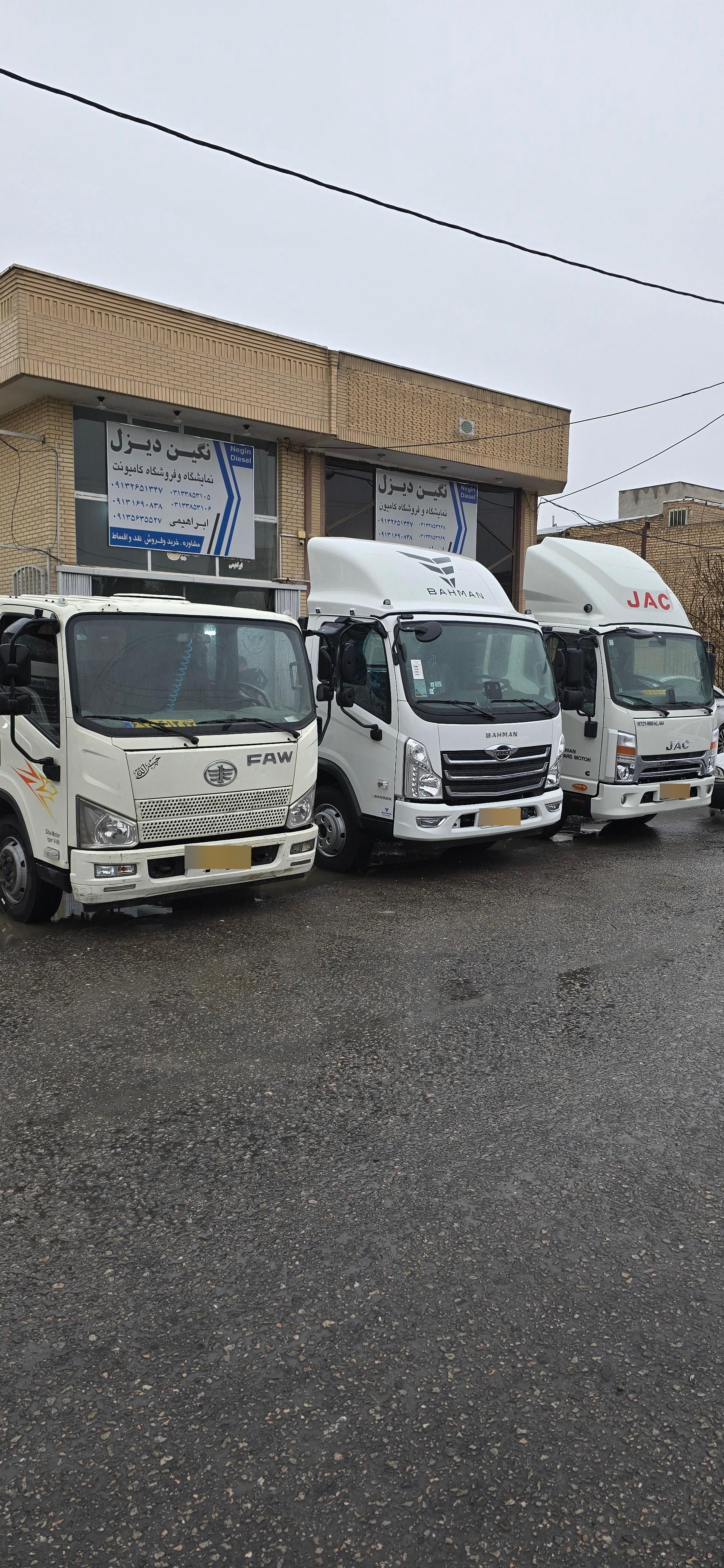 عکس نمایشگاه کامیون نگین دیزل