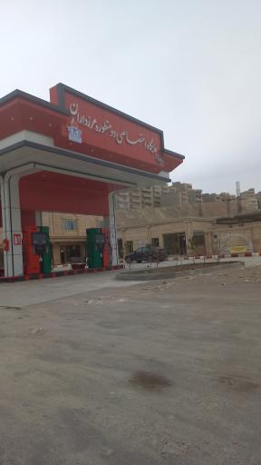 عکس جایگاه دو منظوره گاز و بنزین مرزداران