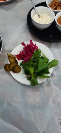 عکس صبحانه خوری و كته كبابی دورهمی
