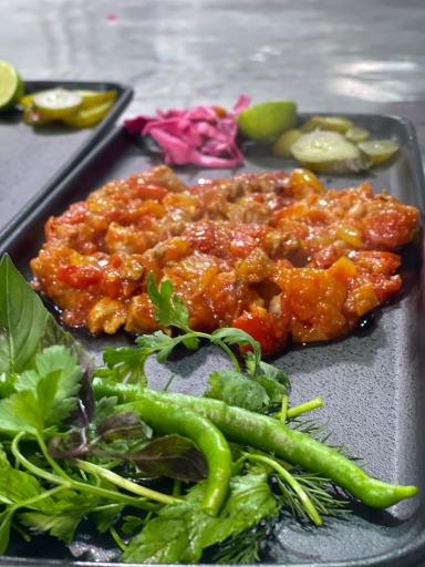 عکس صبحانه خوری و كته كبابی دورهمی