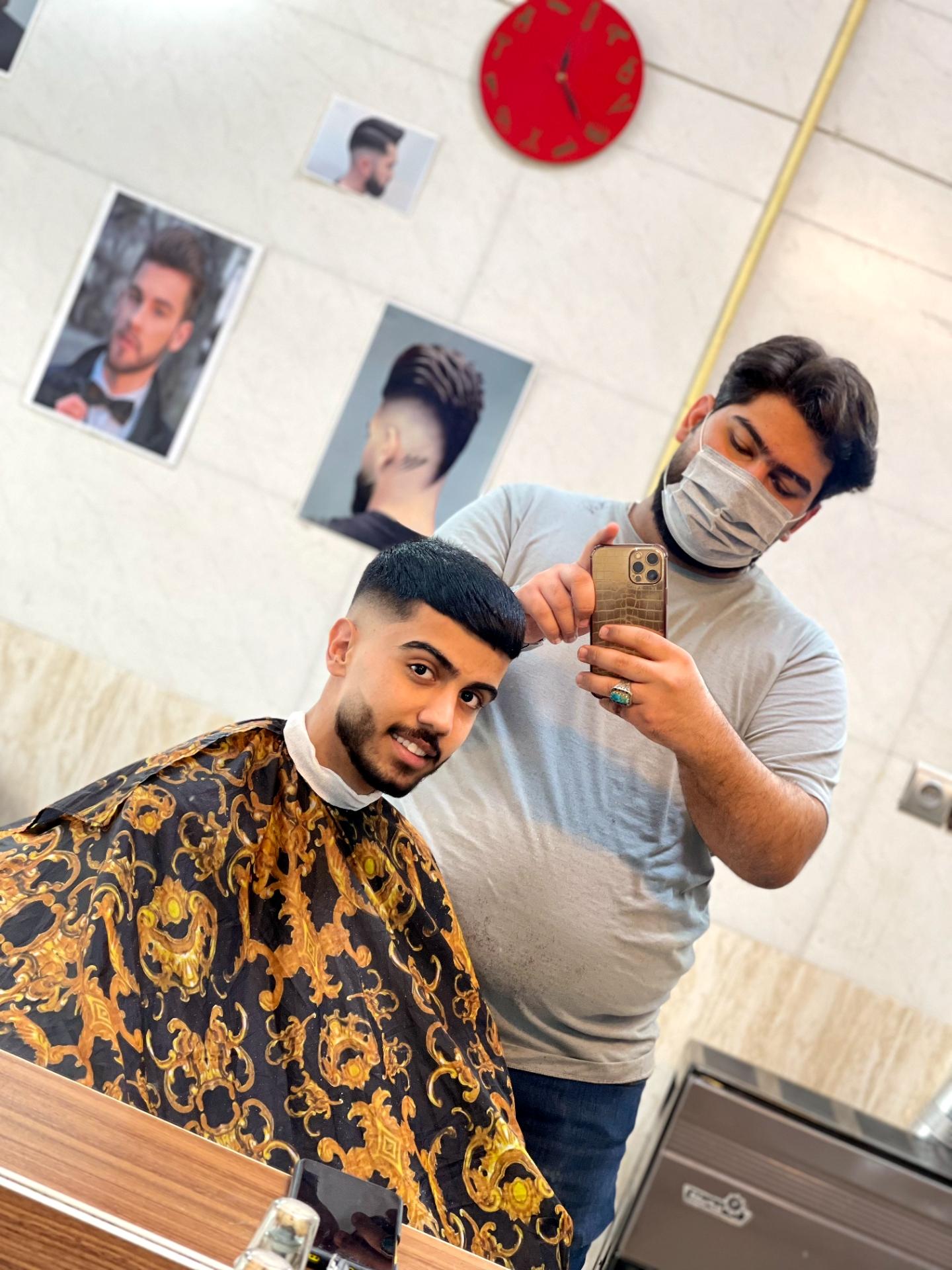 عکس پیرایش محسن