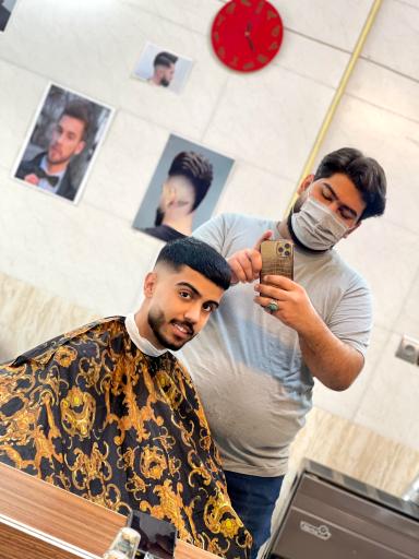 عکس پیرایش محسن