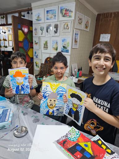 عکس آموزشگاه نقاشی خانه ی دوست