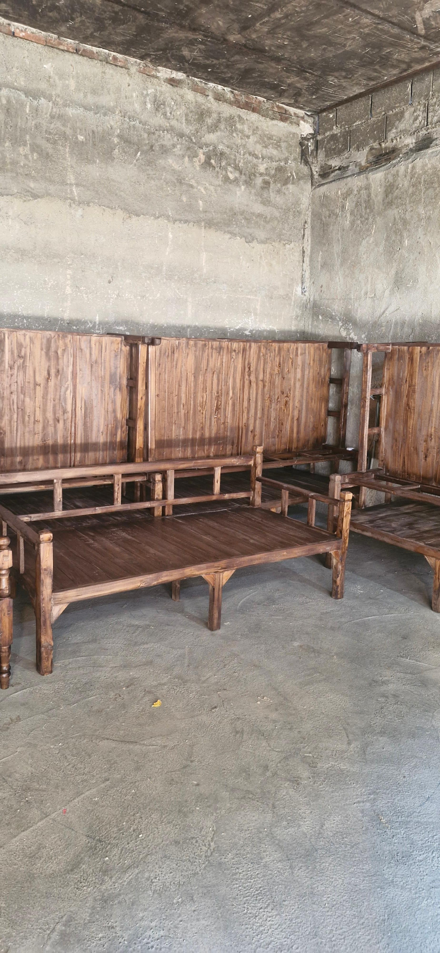 عکس سرویس چوب سنتی