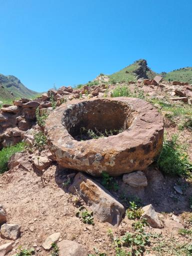 عکس بقایای کاروانسرای دوران شاه عباس صفوی