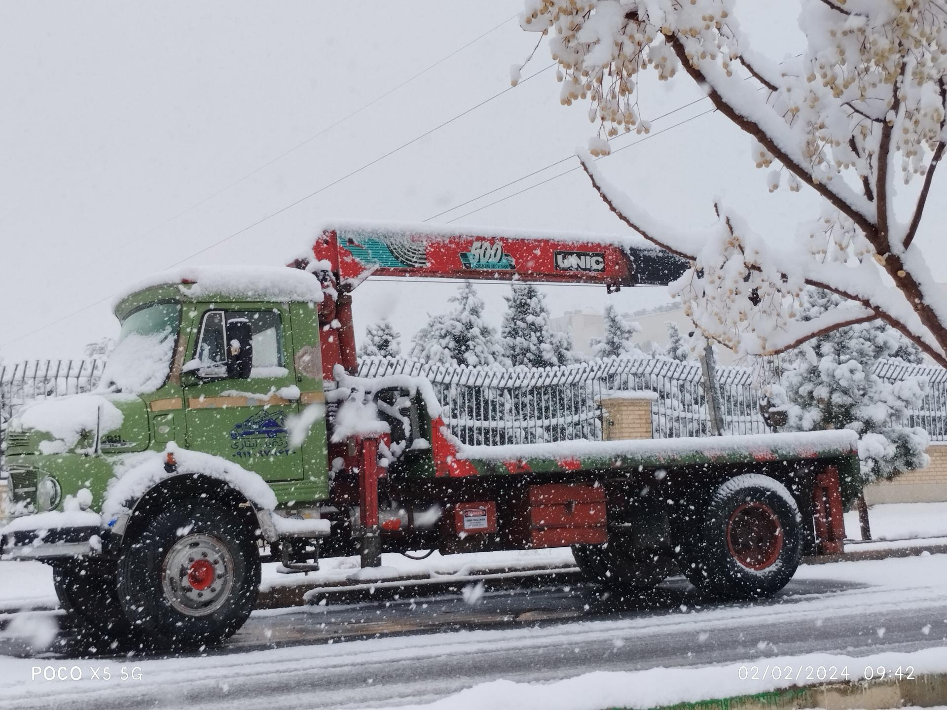 عکس جرثقیل دامغان