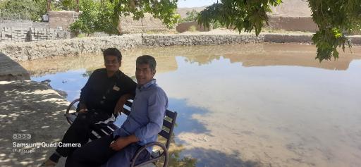 عکس استخر آب کشاورزی روستای دستوران